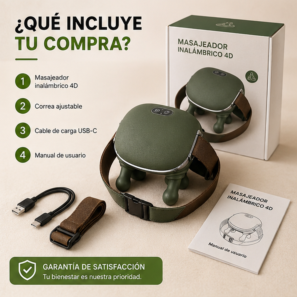 Masajeador Inalámbrico 4D™