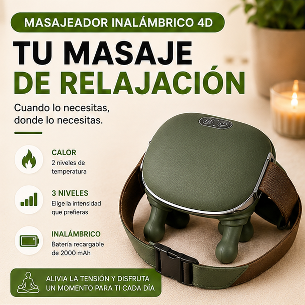Masajeador Inalámbrico 4D™