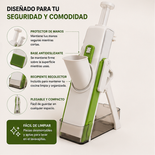 Cortador de Verduras Multifunción
