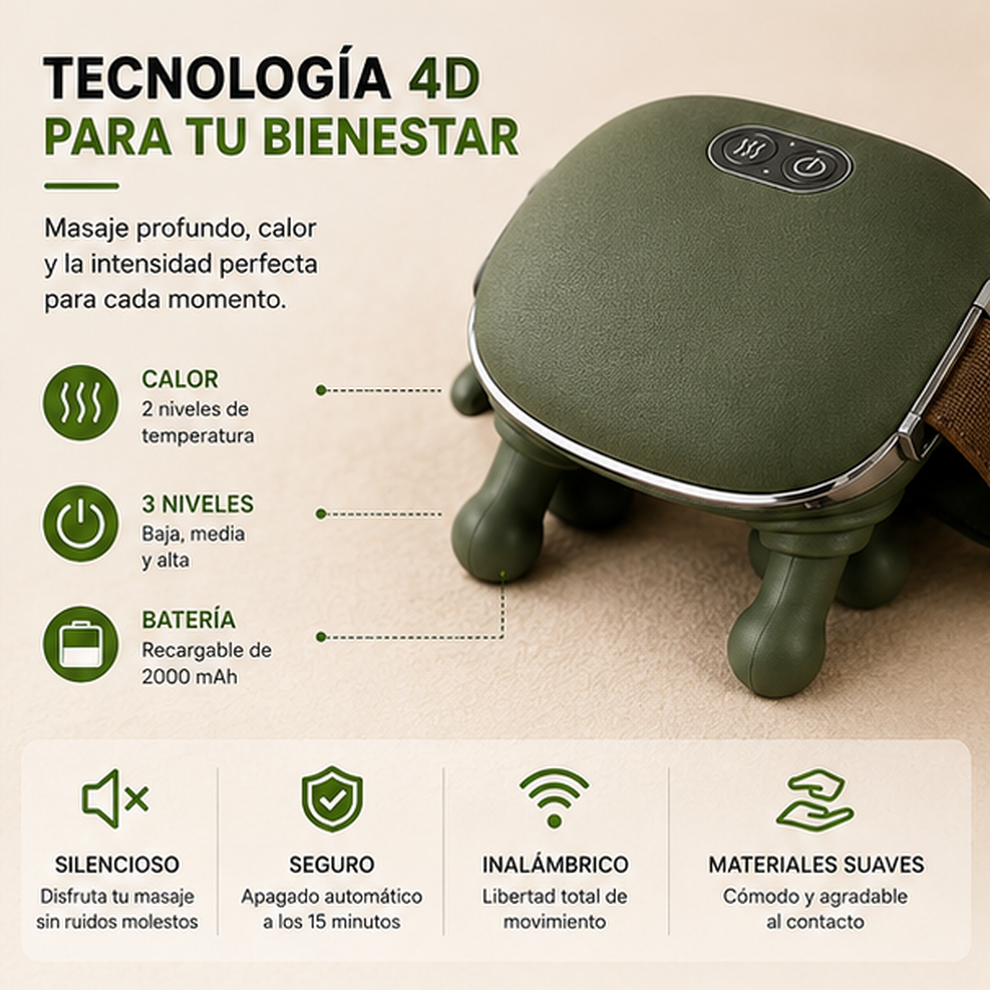 Masajeador Inalámbrico 4D™