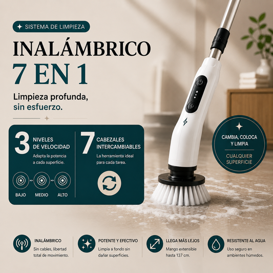 Sistema de Limpieza Inalámbrico 7 en 1