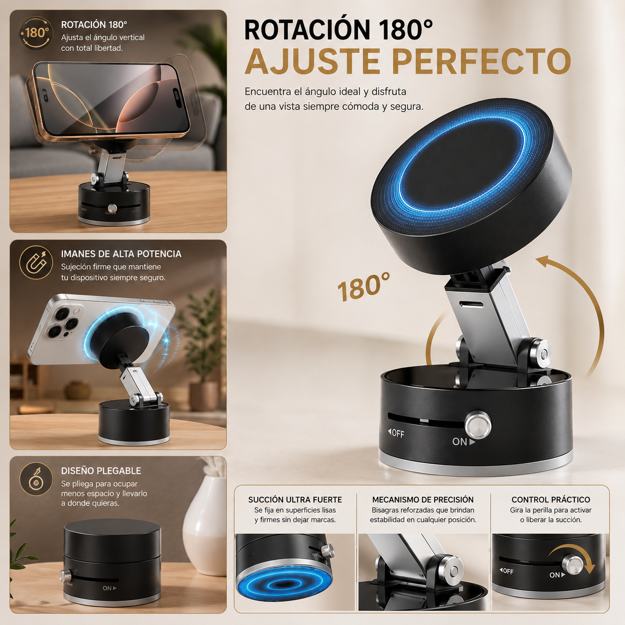 Magniflex™ | Soporte Magnético Plegable