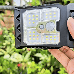 Super pack X3 Lámpara Solar tipo pinza con Sensor de Movimiento